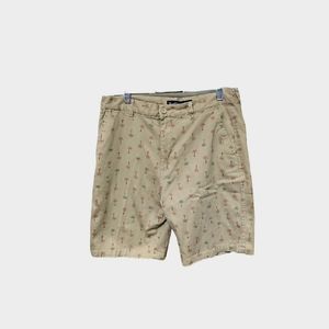 Men's Brooklyn Cloth Shorts With Palm Tree Design Size 34